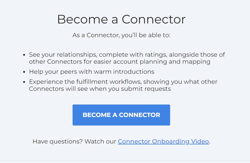 Become a Connector