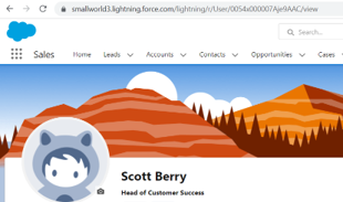 Salesforce User ID in URL