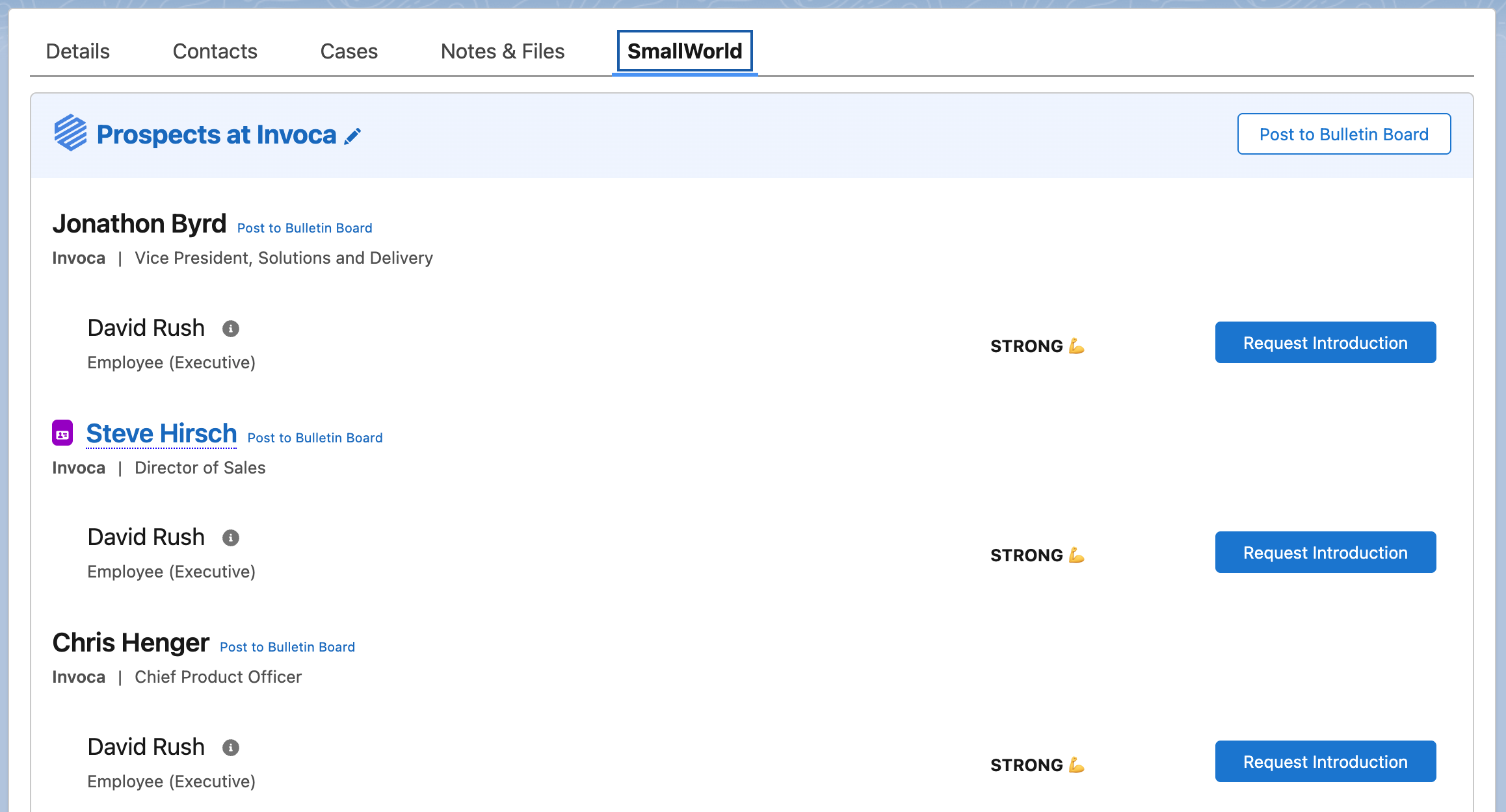 SmallWorld component
